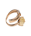 Carbon Fiber & Gold Signet Ring